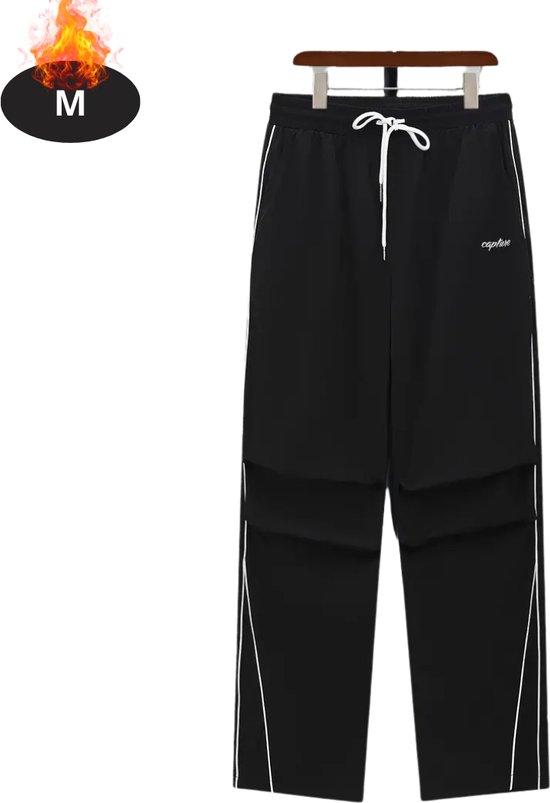 Nivard Trainingsbroek Heren - Sportbroek - Trainingsbroek Lang - Trainingspak - Sportkleding - Zwart - M