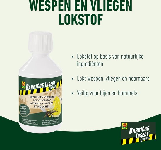 Barrière Insect Green Wespen & Vliegen Lokvloeistof - natuurlijke ...