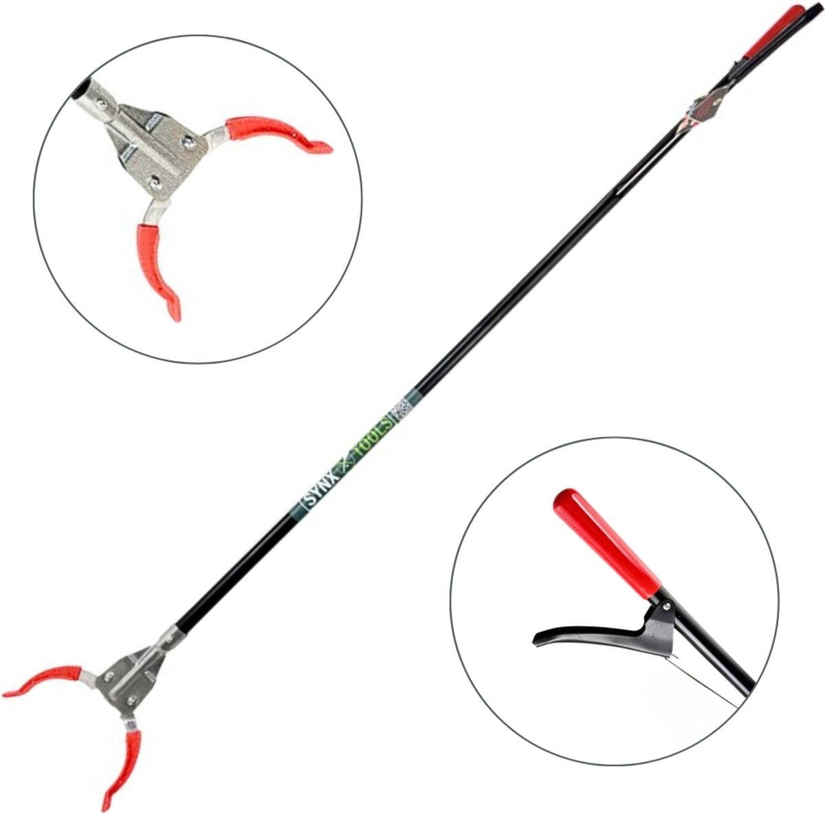 Goedkoopste Synx Tools Afvalgrijper voor zwerfvuil Multigrijper met lange steel - 110cm - afval grijper - Grijparm - zwerfvuilgrijper - Vuilnisgrijpers