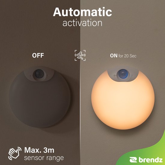 IfarNix Nachtlampje met sensor 3 standen