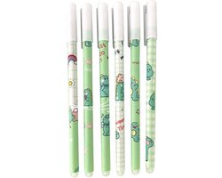 Uitgumbare Pen Set van 4 Stuks - Uitwisbare Pen Dinosaurus- School - Pennenset - Verschillende modellen - Voor Jongens en meisjes
