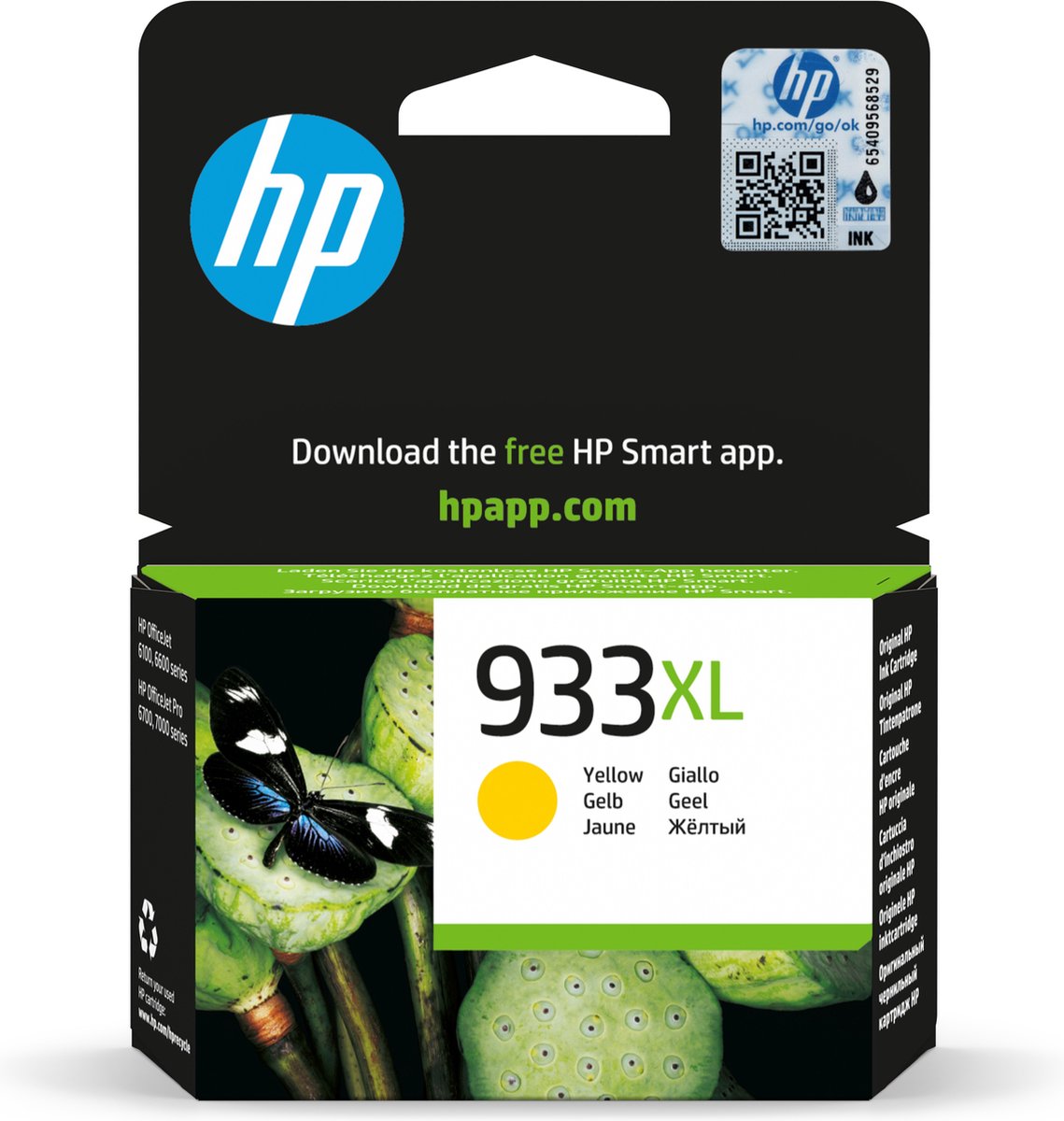 HP 933XL Cartridge Geel
