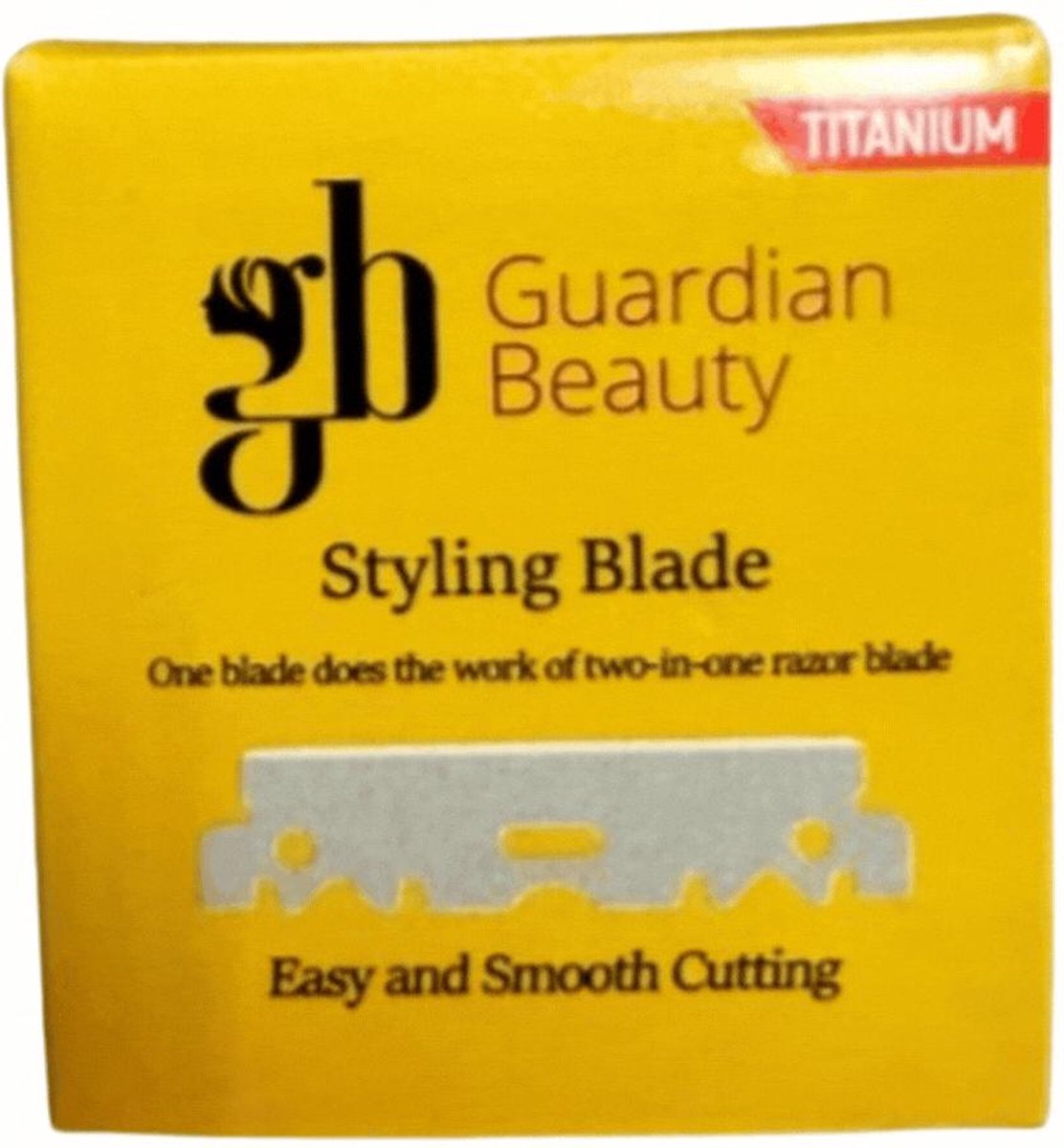 Guardian Beauty Titanium Halve Mesjes - 500 stuks - Scheermesjes
