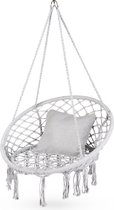 Outtec® Hangstoel XXL met Kussen - tot 150 kg - Binnen & Buiten - Hangmand, Schommel voor Tuin, Terras, Balkon - Boho