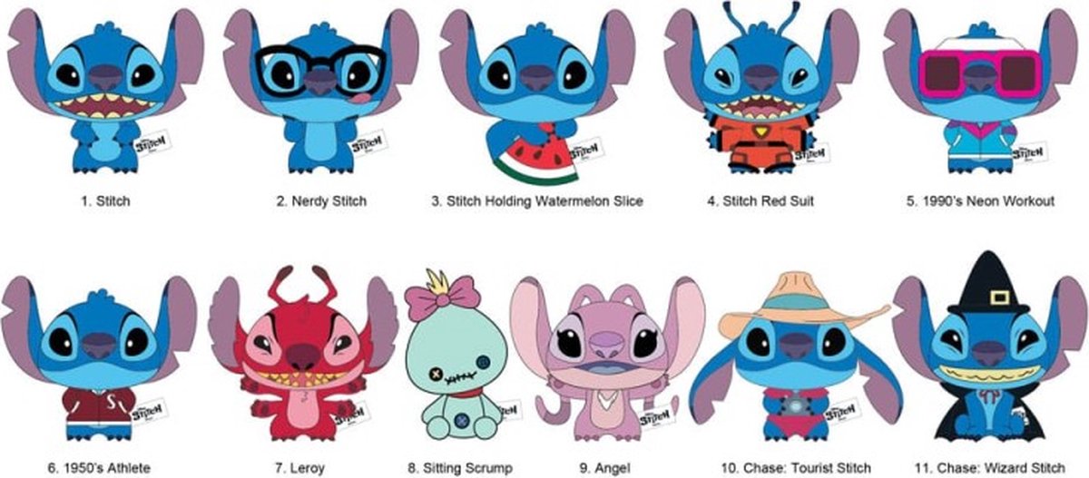 Lilo & Stitch Plush Bag Clips Stitch