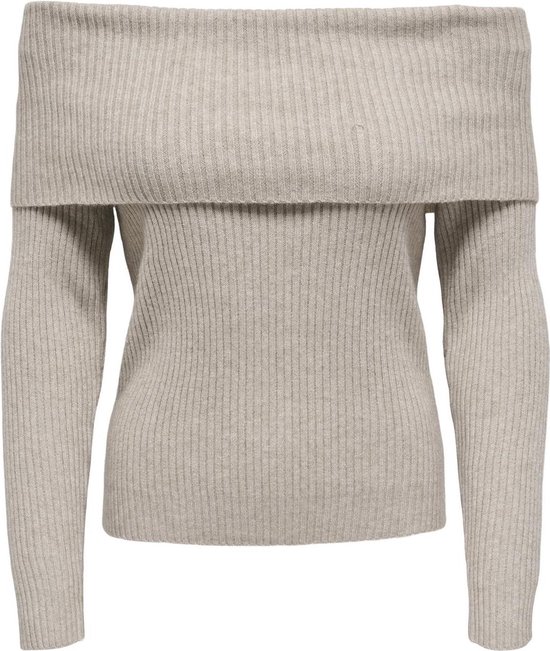 ONLY ONLKATIA LS OFF SHOULDER KNT NOOS Dames Trui - Nacreous Cloud Melange