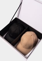 Courier Atelier Duo Pack Wollen Petten - Pet - Baseball Cap Heren - Snapback - Cap - Wollen Pet Heren - Wollen Pet Dames - Caps Heren - Cap - Inclusief Courier Luxury Storage Gift Box