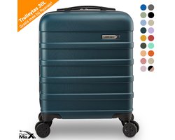 Cabin Max CabinMax Handbagage Koffer - Trolley 30L - Harde Reiskoffer - 45 × 36 × 20cm - Lichtgewicht - Groot Capaciteit - Endless Sea