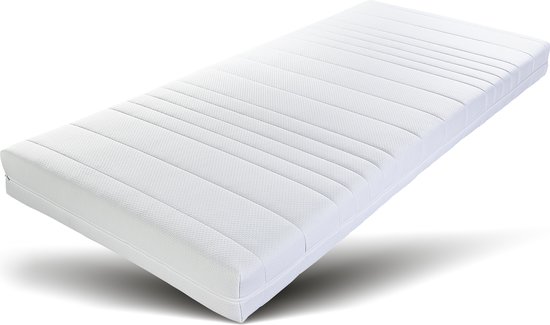 Baby matras 60x120 cm - ledikant - 10cm dik - koudschuim HR40 - ventilerend - medium hardheid - anti-allergisch - afritsbaar en wasbare hoes - vrij van CFK