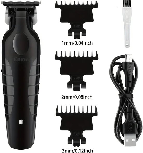 Kemei Tondeuse – KM 2299 – Draadloze Tondeuse – Professionele tondeuse – Haren Millimeteren – Contouren – Haren Scheren – Kapper Tondeuse – Kapper Kwaliteit – Baard Trimmer – Haar Trimmer – Beard and Hair Trimmer