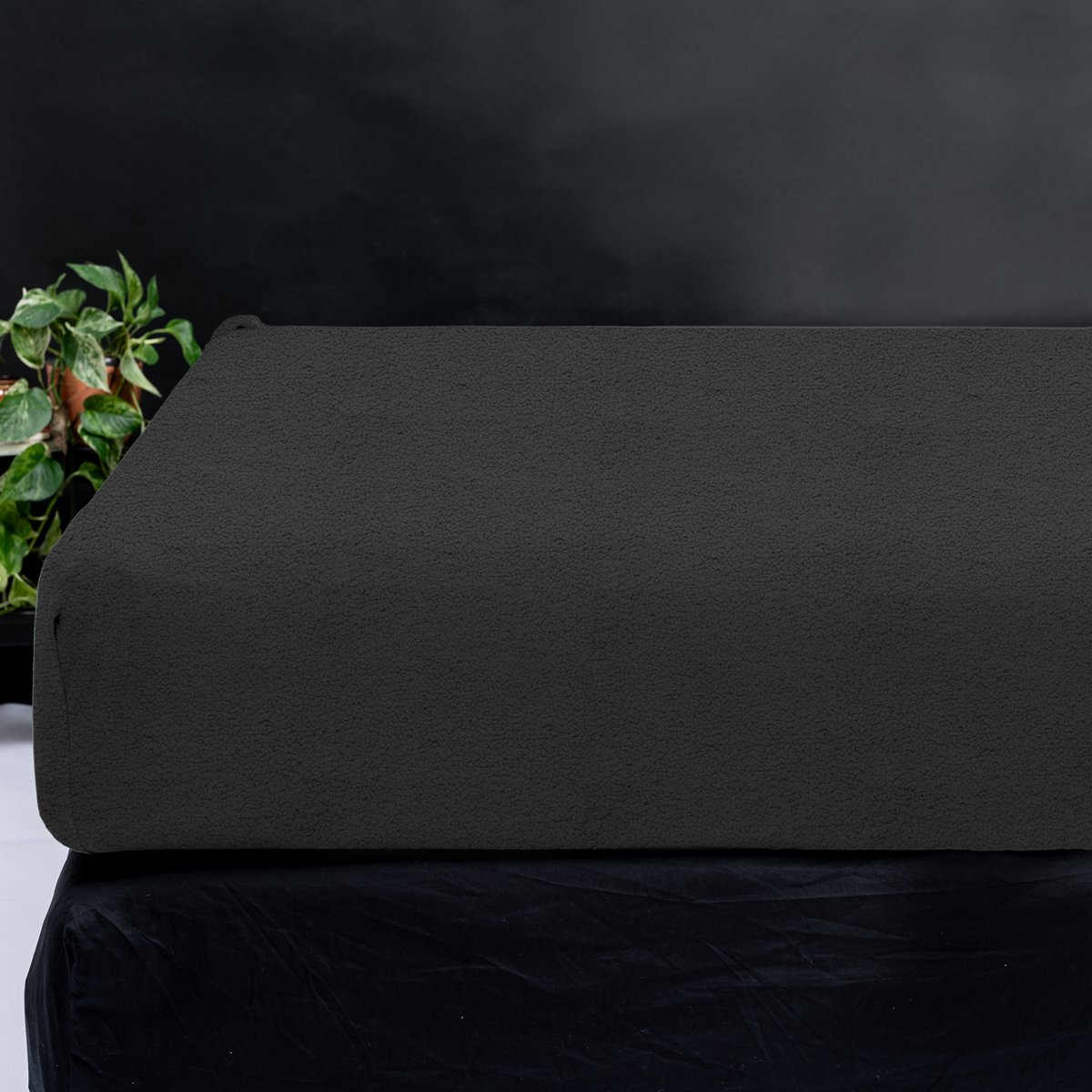 Sleeptime Teddy Hoeslaken - 180 x 200 - Antraciet