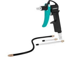 VONROC PRO Luchtpistool – Blaaspistool – Incl. 3 extra nozzles - Geschikt voor compressor en perslucht - 10 bar - Universele EURO/DIN 7.2mm koppeling