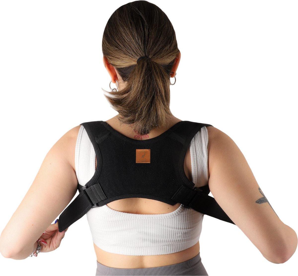 Lavida® Postuur Corrector –Rugbrace voor Houding Correctie & Rugklachten – Blessure & Herstel -Unisex – One Size –Zwart
