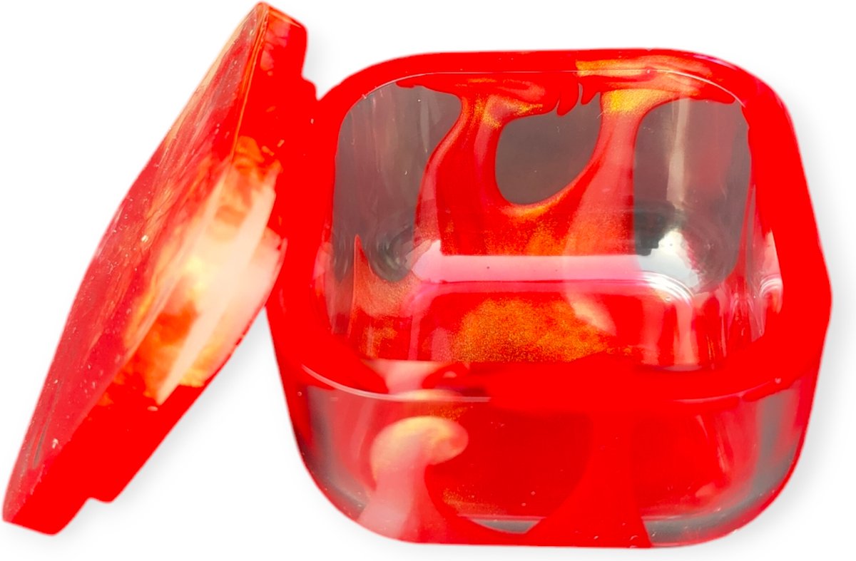 Resin Art JR: Uniek Handgemaakt Opbergdoosje / Stijlvol & Functioneel