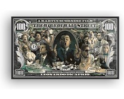 The Wolf of Wall Street schilderij - 120 X 70 CM