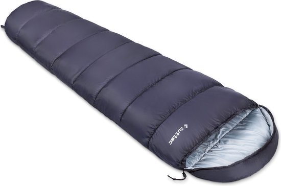 Outtec® Slapzak, Mummy Slaapzak, Mummieslaapzak - 210 cm lang, 1,35kg, Klein Pakformaat - Deken Slaapzak voor Kinderen & Volwassenen - Outdoor, Camping
