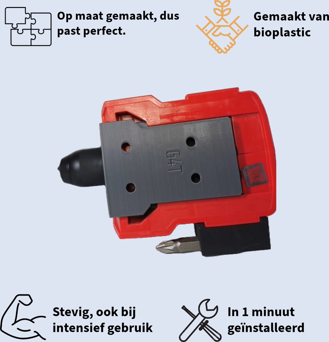 Koolborstelhouder voor Talamex TM66/86 fluistermotor - Rubberboot Expert