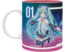 Hatsune Miku Cyberpunk Unisex Kop - meerkleurig - Standard