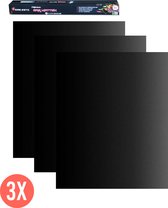 Grelesto BBQ Mat (3 Stuks) - Barbecue Matje Grill Mat - 50 x 40 cm - Extra Dik - BBQ Accesoires - Bakmat - Herbruikbaar & Anti Aanbak Ovenmat