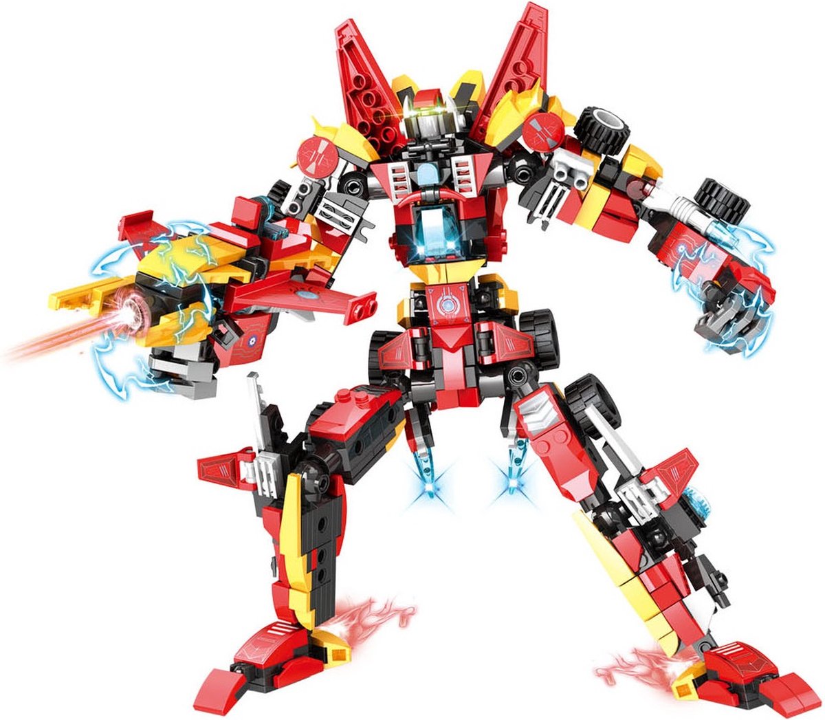 Woma - Revanger of the Galaxy - Transformer Bouwset - Ruimtevaart Speelgoed - Robot Bouwpakket - Creatieve Constructie Set - Educatief Speelgoed - Compatibel met LEGO Bouwstenen - 657 Stuks