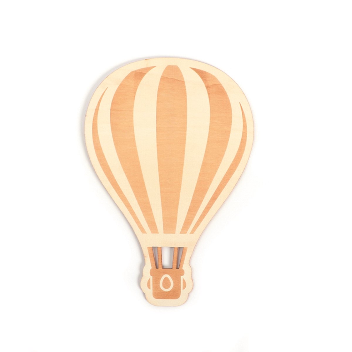 Graine Creative houten luchtballon decoratie 20,5x30x0,4 cm creatief.