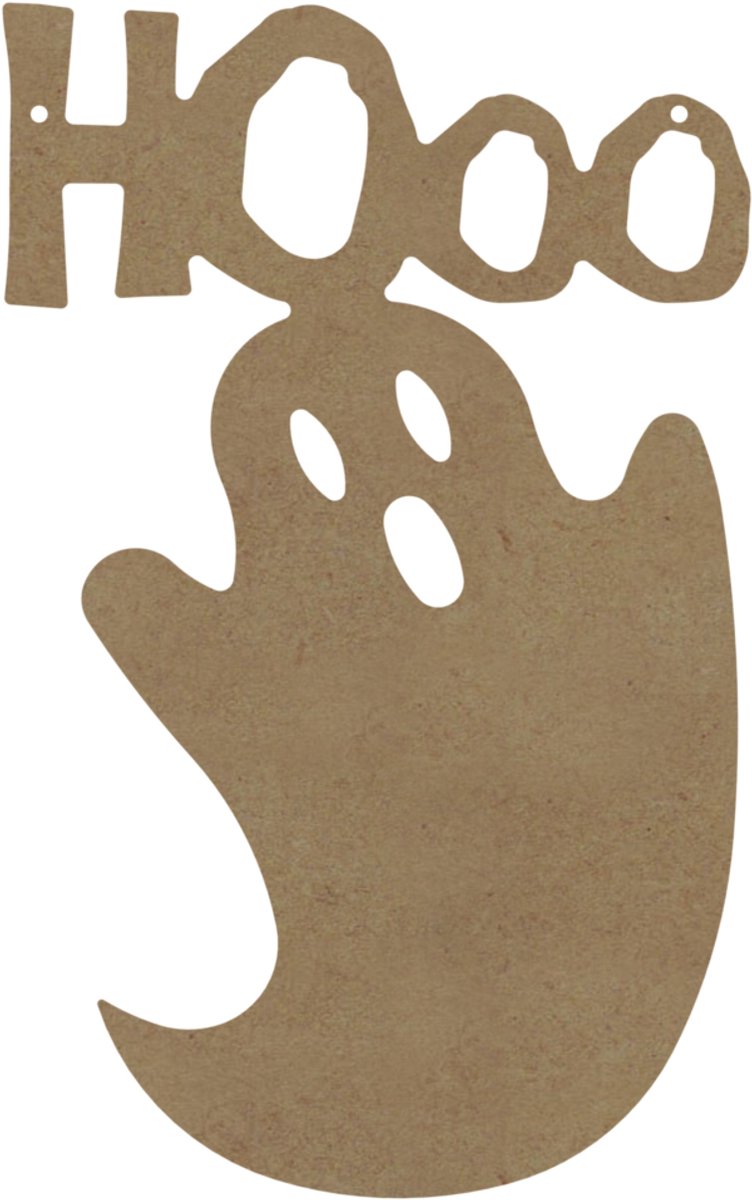 Gomille MDF Hanger Spook Halloween knutseldecoratie.