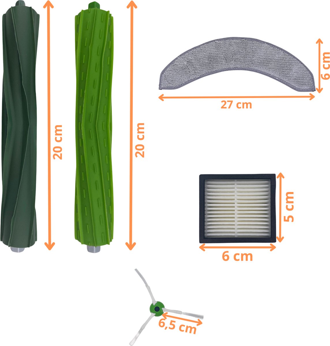Accessoirespakket voor iRobot Roomba Combo J7 PLUS / Combo J9 PLUS thumbnail 2