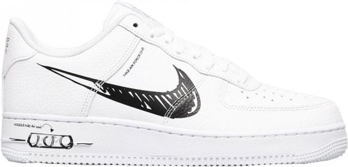 Nike Nike Air Force 1 LV8 Utility Schematic Limited Edition- Sneakers Heren Wit