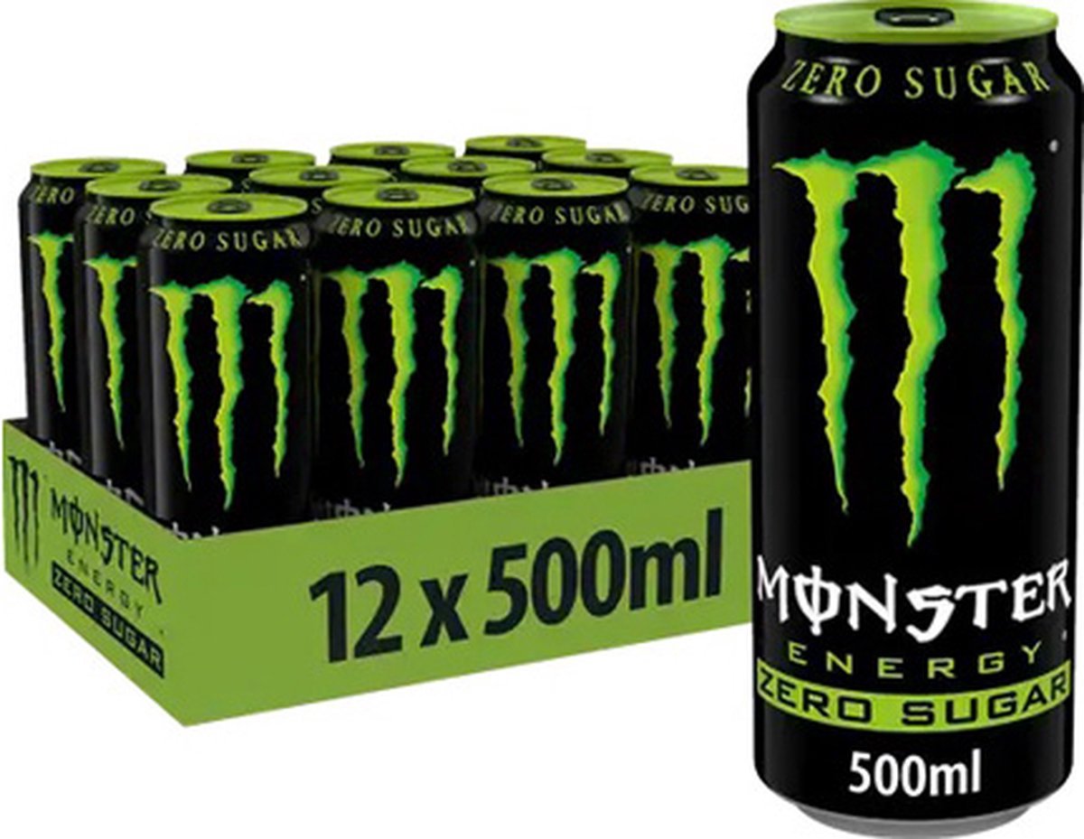 Goedkoopste Monster Original Zero 12x 500ml (Voordeel Verpakking