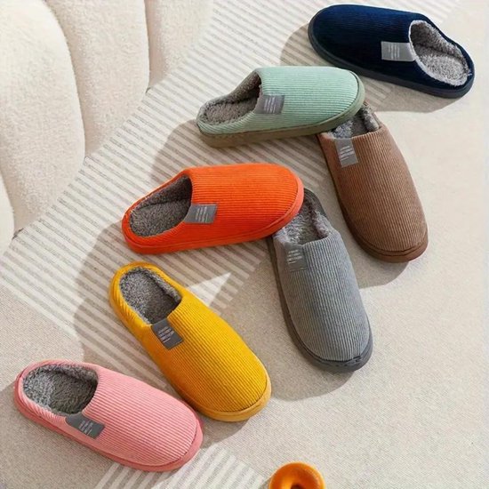 Binnenshuis comfortabele ademende warme pantoffels, zachte imitatiebontzool voor blote voeten, antislip pluche gevoerde vloerschoenen – koop de beste producten in de online winkel
