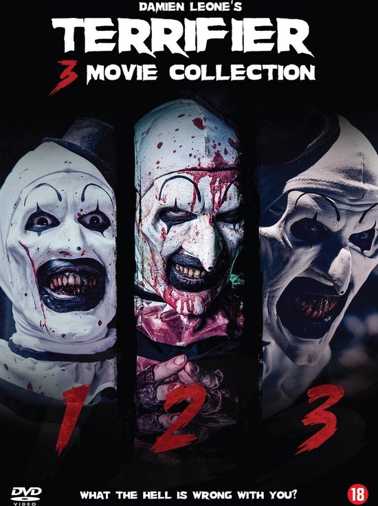 テリファーシリーズ DVD 3枚セット Terrifier 1 - 3 Movie Collection (DVD) | bol