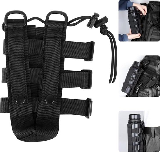 Tactische waterfles pouch opvouwbare molle bidonhouder attachment carrier voor rugzak taille tas riem - Mode accessoires kopen? | Korting tot 50