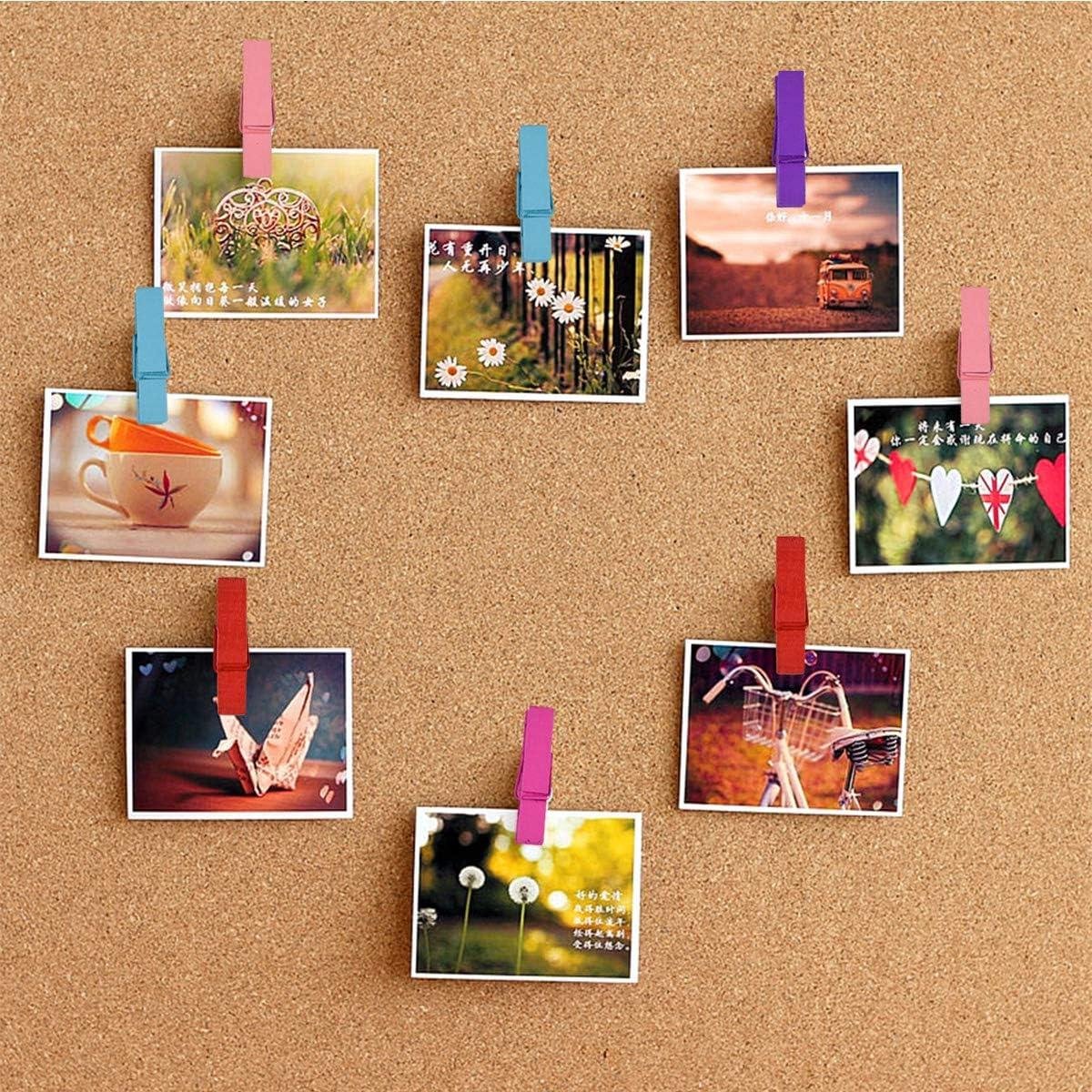 100x houten knijpers 7,2 cm hobbymateriaal om mee te knutselen
