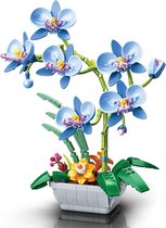 Jaki - Bloemenboeket orchidee | Botanical bloemenpracht orchideeën | Classic Creator STEM speelgoed bonsai bloemen mega bouwpakket compatibel met lego mould king sluban | Icons modelbouw volwassenen | Bloemenpracht Kunstbloemen | 579 bloks