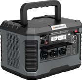 Heko Solar® Master 1800 - Powerstation - 1800W (3600W Piek) - 1270Wh Capaciteit - Draagbaar - Geschikt voor Zonnepanelen - Generator - Voor Noodpakket, Stroomuitval, Kamperen en Outdoor