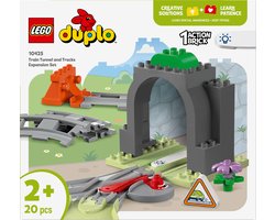 foto van LEGO DUPLO - Stad Treintunnel en rails uitbreidingsset - 10425