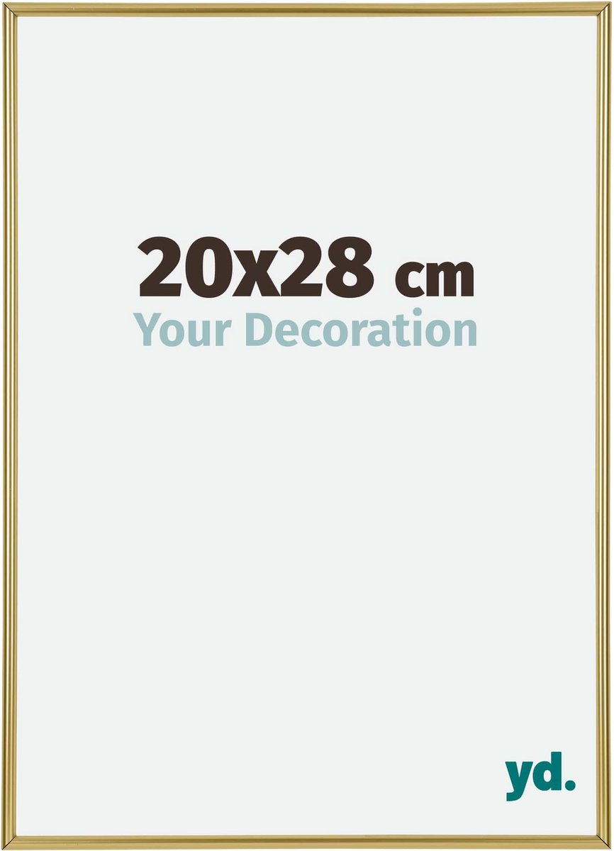 yd. Your Decoration - Fotolijst 20x28 cm - Kunststof - Goud - Annecy
