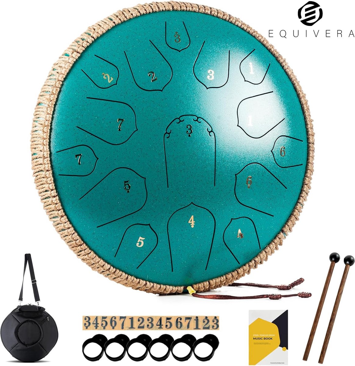 Equivera Handpan - Handpan Klankschaal - Handpan Drum - Tongue Drum