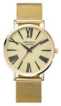 Orphelia Nostalgia OF714827 Horloge - Staal - Goudkleurig - Ø 36 mm