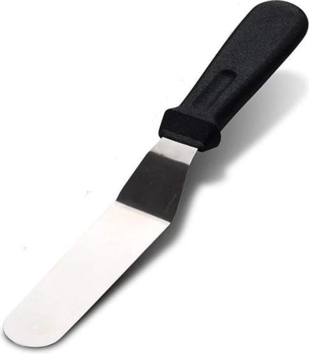 Scoby - Paletmes - Fondantgereedschap - Glaceermes - Taartgereedschap - Bakken - Koken - Cake Decorating Tool - 27 cm - Zwart