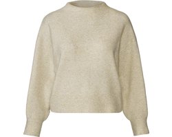 Esmara Dames gebreide pullover - Trui - Sweater - Aangenaam zacht - Beige - Maat L 44/46