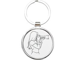 Akyol - Fotograaf Sleutelhanger - fotograaf - De beste fotograaf - Foto - fotonemer - momentopname - trouwfotograaf - cameraman - camera - fototoestel - dierenfotograaf - fotografie - portretfoto - plaatje - wegwerpcamera - 4 x 7,5 CM