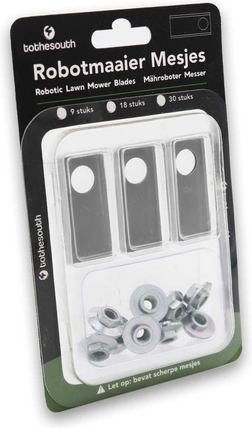 90x To the South® Robotmaaier Mesjes titanium geschikt voor