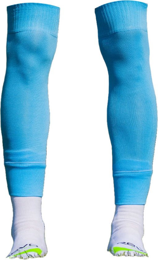Chaussettes de Voetbal - Bleu clair - Proskary - Chaussettes sans pieds