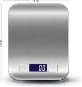 Bol.com [WESHEIR]-[Keukenweegschaal Digitaal]-[Max 5000g]- [4 units]- [USB-opladen &AA-batterij opladen]-[koken & bakken]-[digit... aanbieding