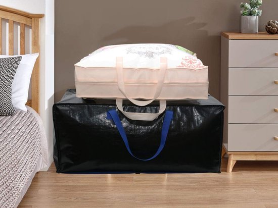 Lot De 2 Sacs De Rangement Extra Larges 120L Oxford 600D - Sacs De Transport Imperméables