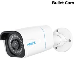 Vihes Beveiligingscamera - Buiten Camera Met Nachtzicht - IP Camera - Persoon/Voertuigdetectie - Android,IOS - 30 meter zicht - Wit
