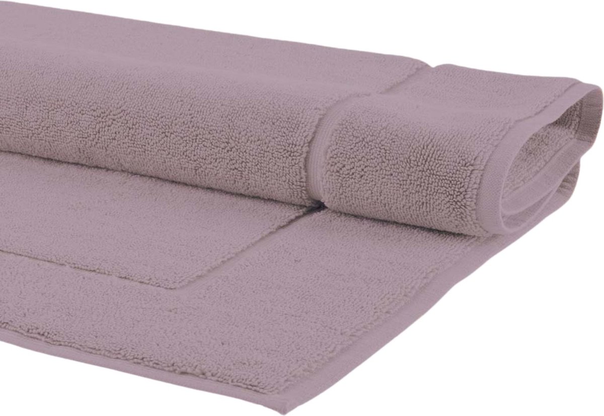 London Badmat Malva | 70 x 120 cm | Roze / Paars / Bruin | Katoen