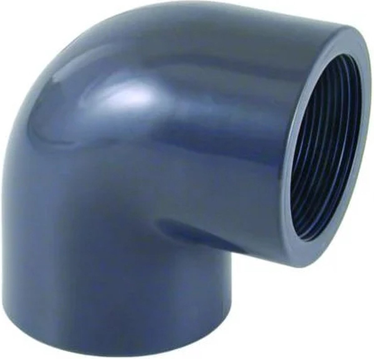 PVC knie 90° 2 x 4 bi.dr. PN10*