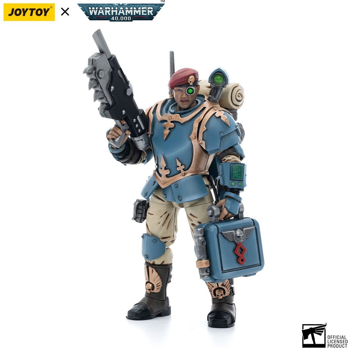 Astra Militarum Tempestus Scions Command Squad 55th Kappic Eagles Medic scale:1/18.